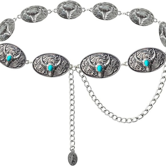 Cowgirl metal belt main image 5